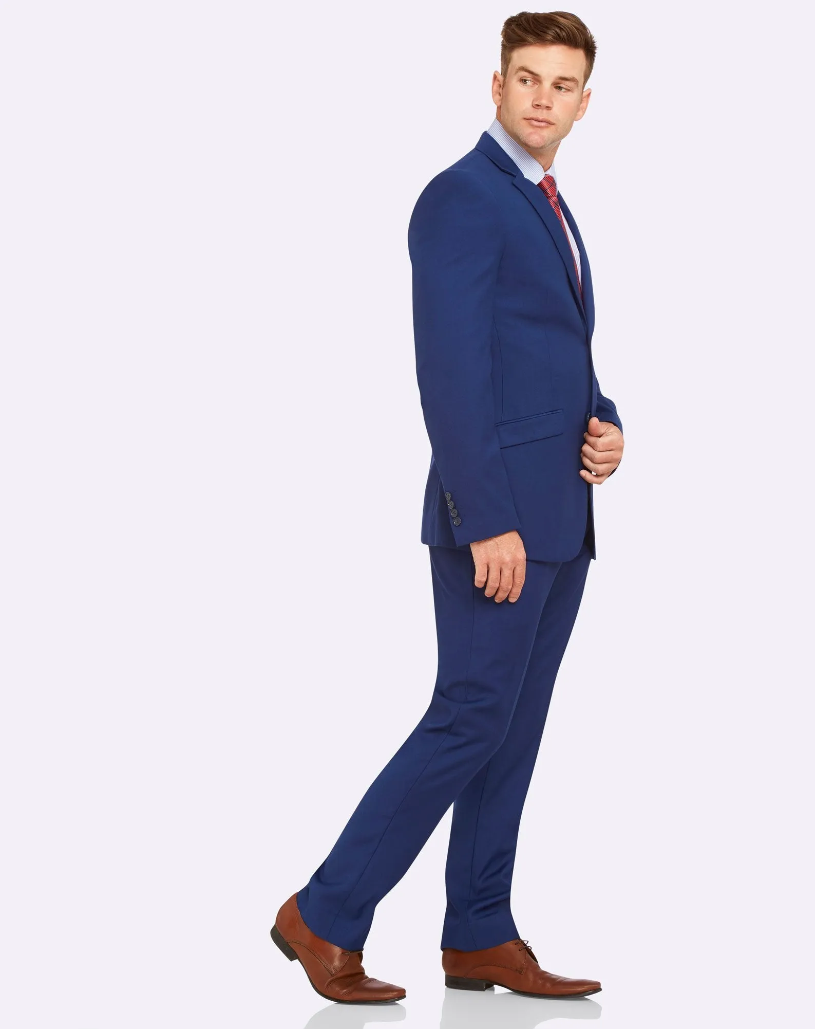 Big Mens Livorno Slim Fit Royal Suit Set