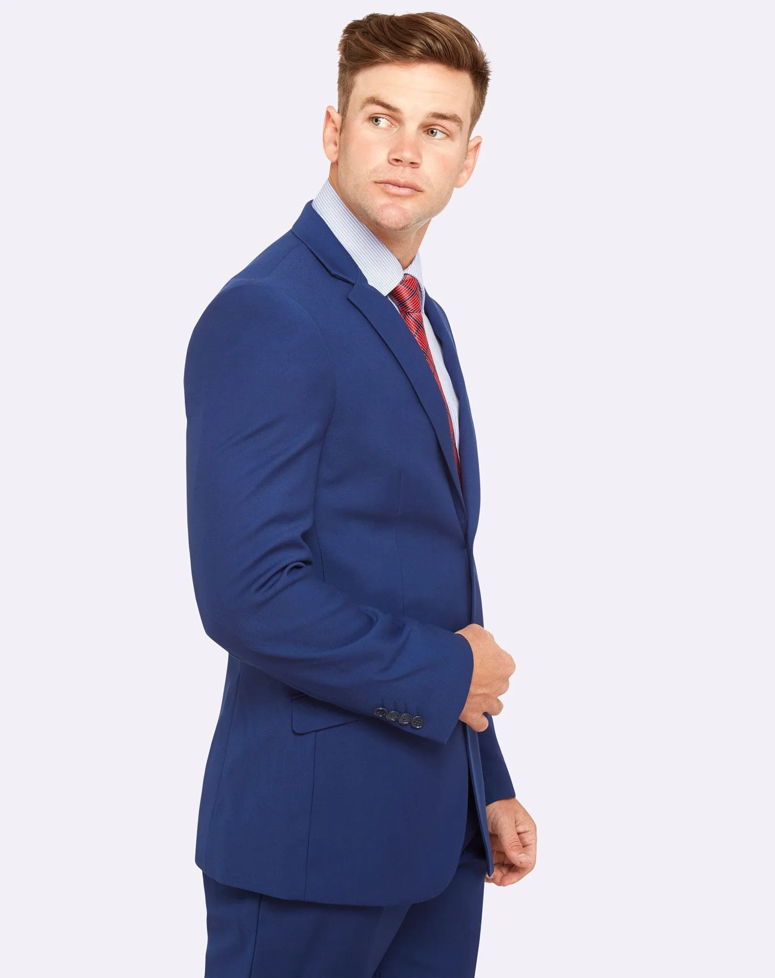 Big Mens Livorno Slim Fit Royal Suit Set