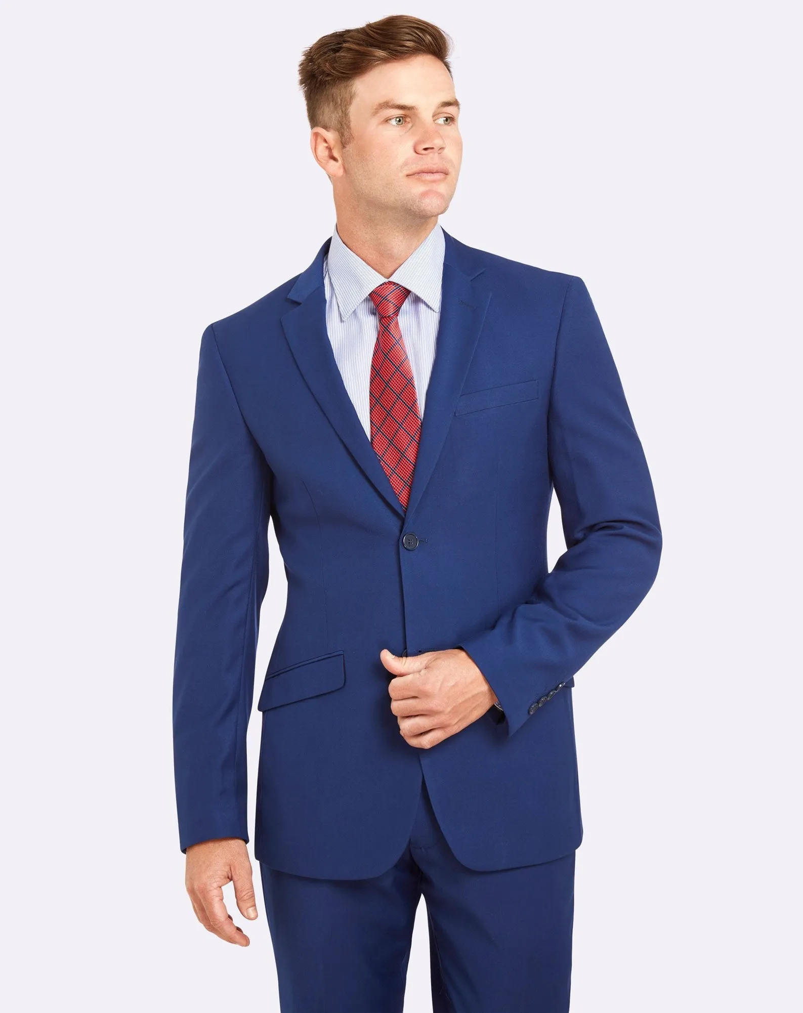 Big Mens Livorno Slim Fit Royal Suit Set