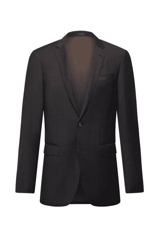 Big Mens Savile Row Abram Charcoal Wool Suit Set