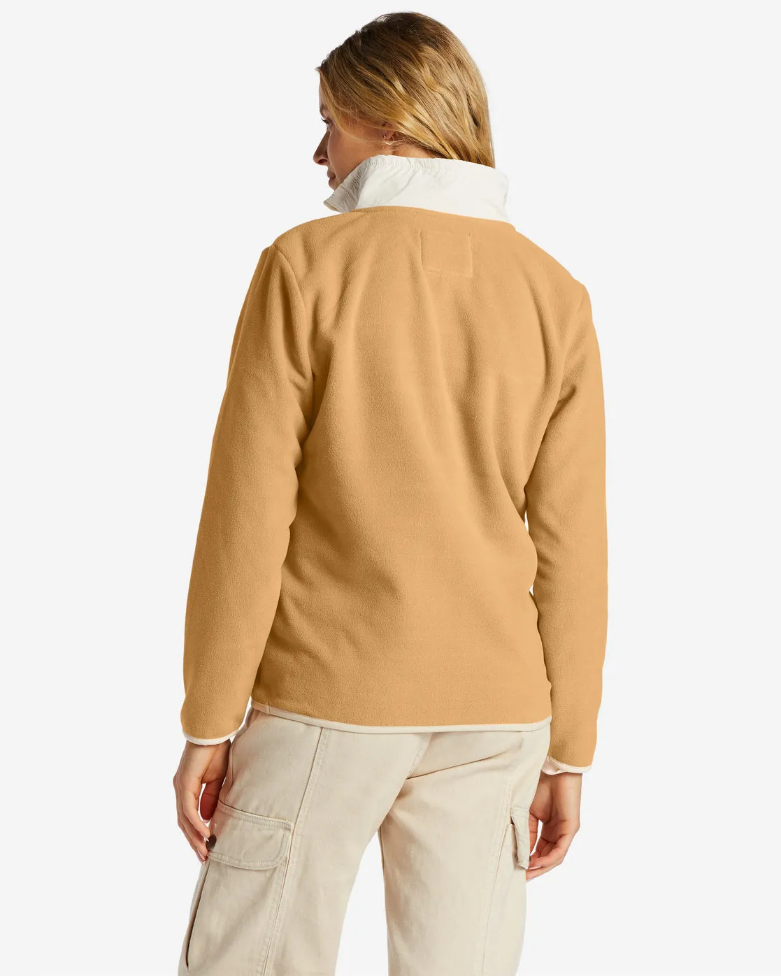 Boundary Lite Mock Neck Sweatshirt - Latte