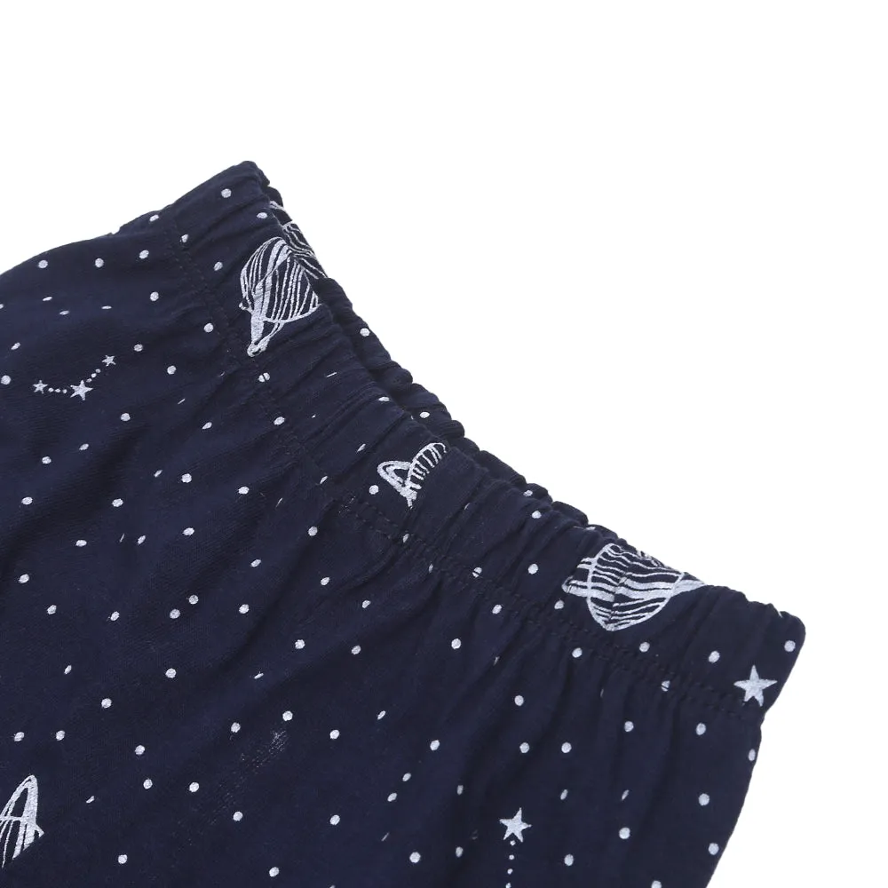 Boys Knitted Nightwear Chill Out-NAVY