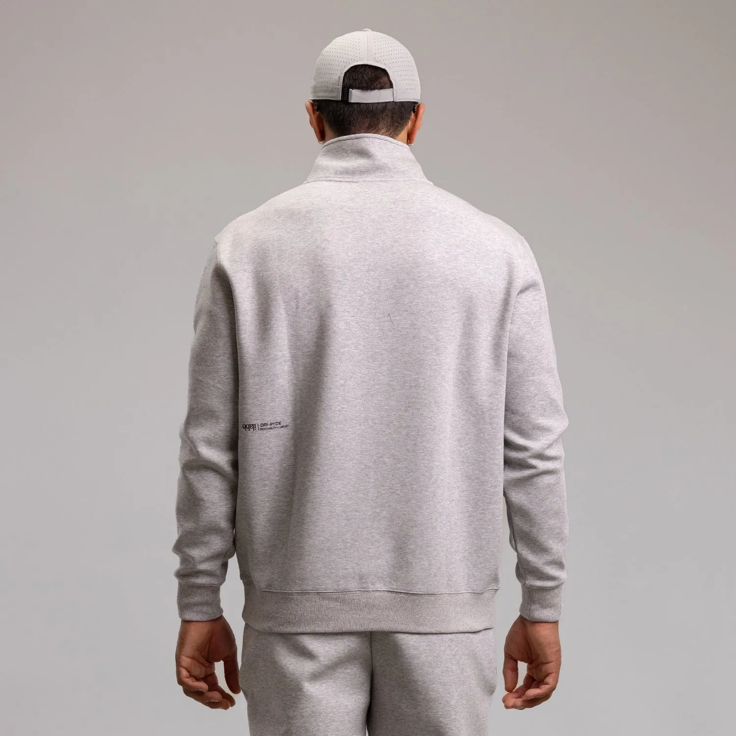 Brake Quarter Zip Unisex SILVER MARLE