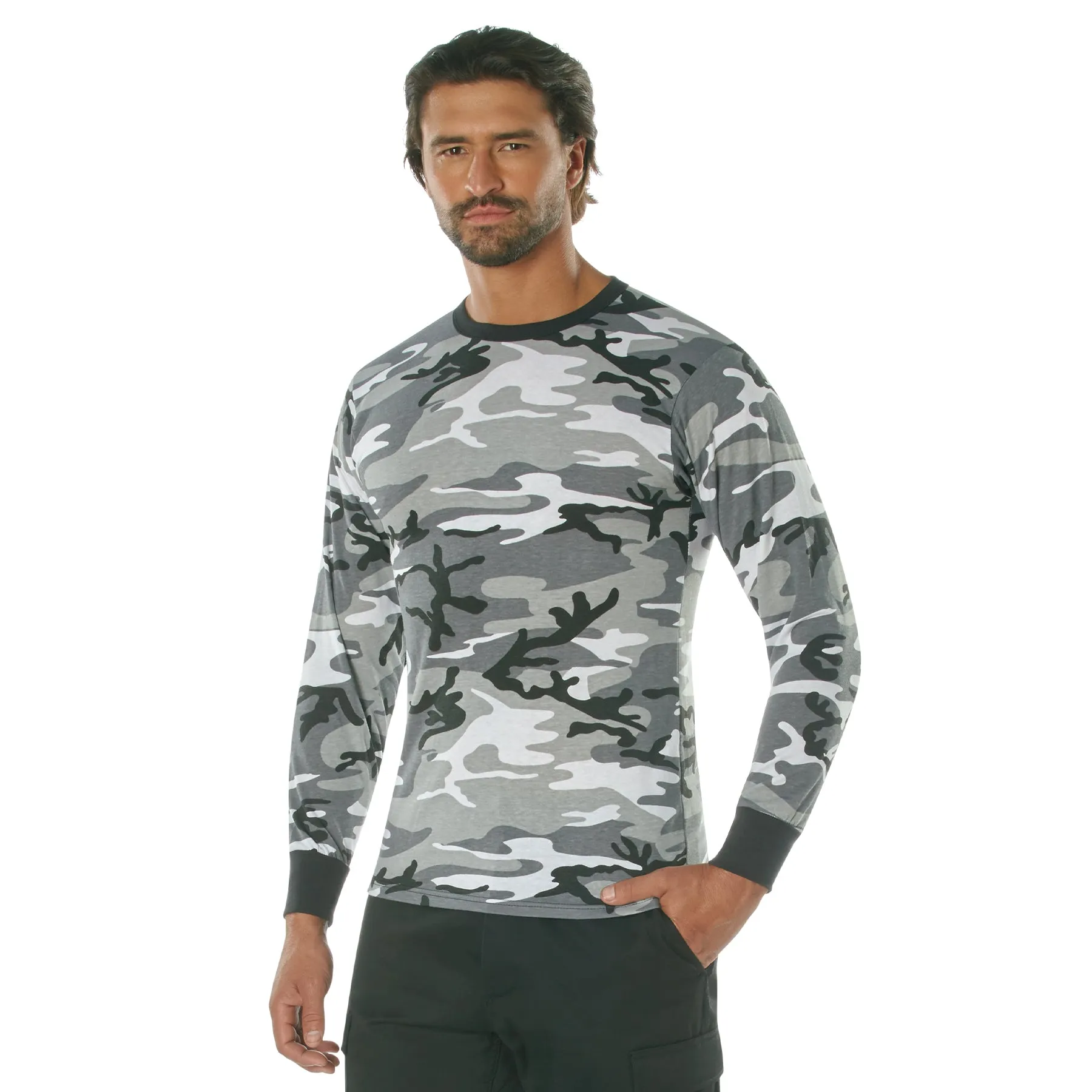 Camo Poly/Cotton Long Sleeve Shirts