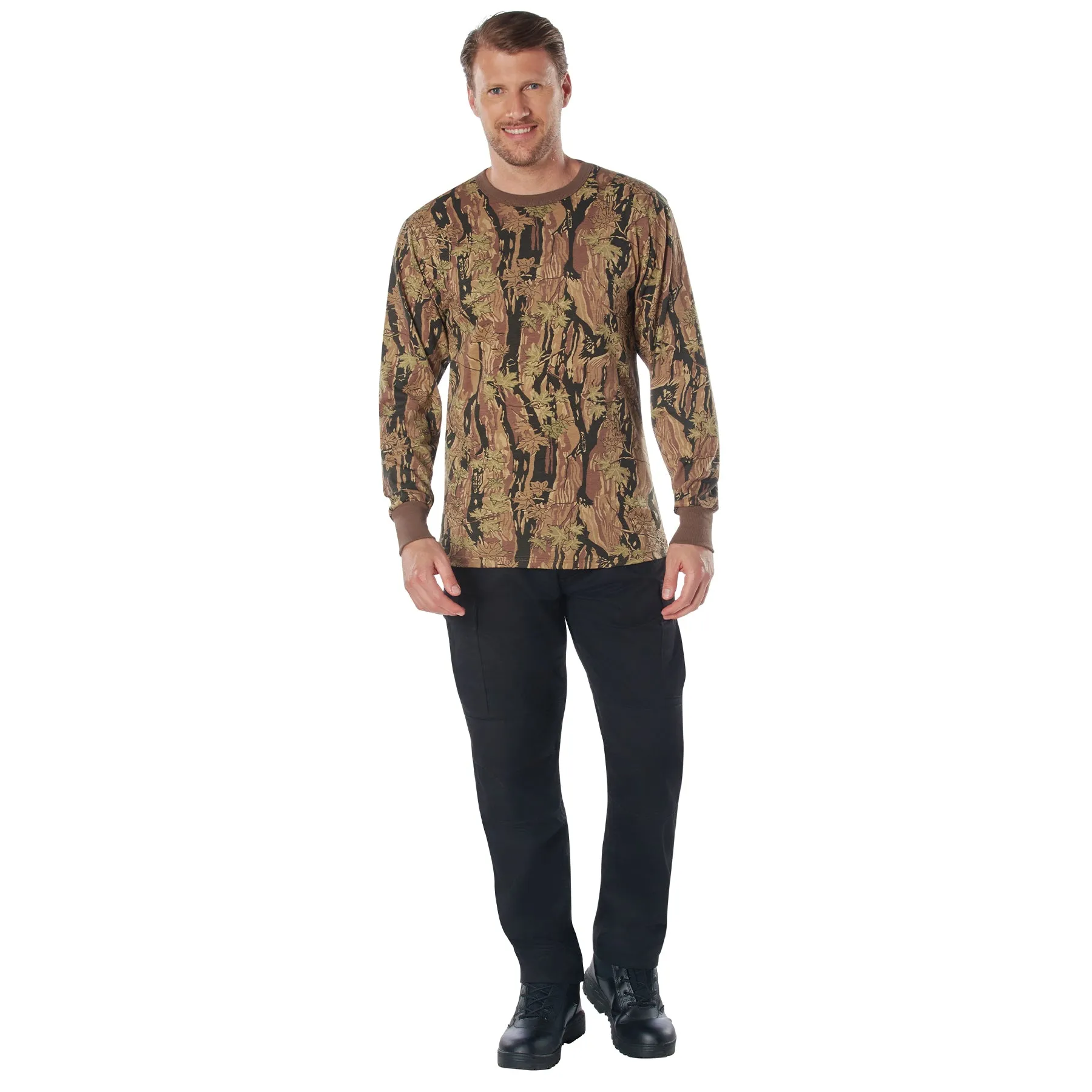 Camo Poly/Cotton Long Sleeve Shirts