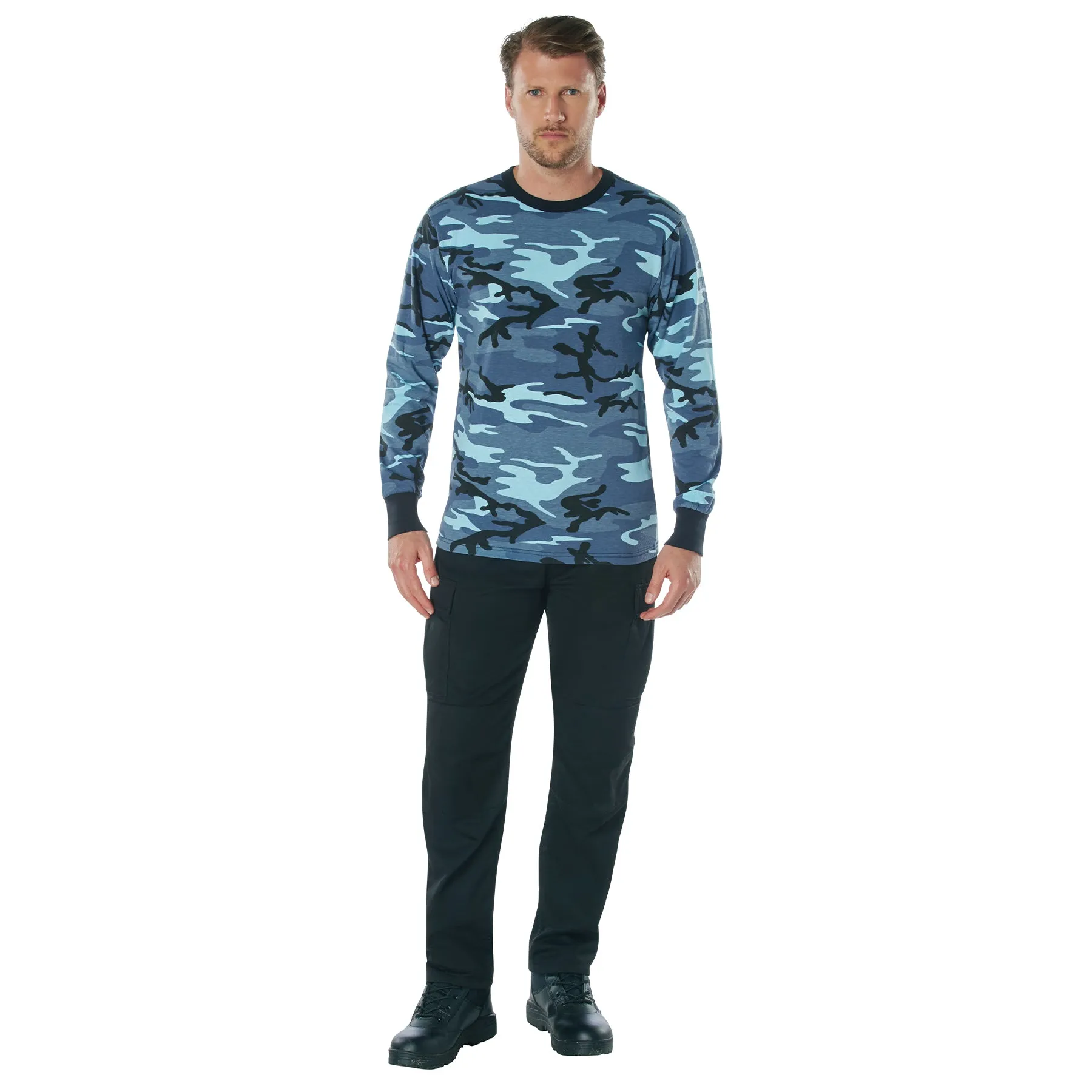 Camo Poly/Cotton Long Sleeve Shirts