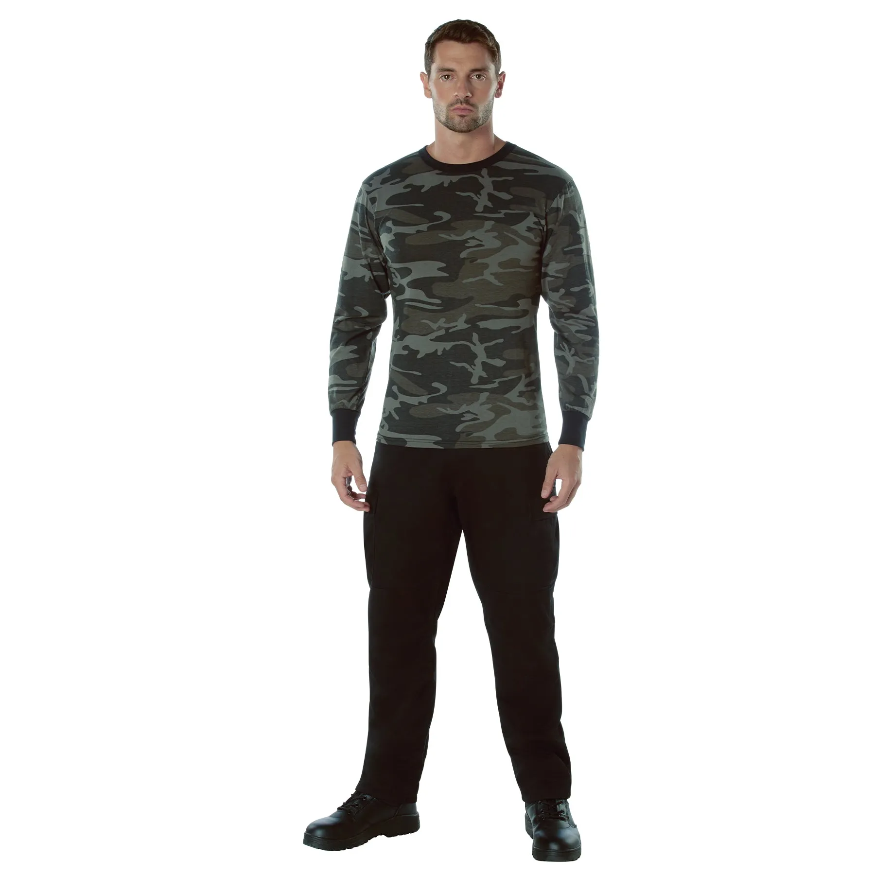 Camo Poly/Cotton Long Sleeve Shirts