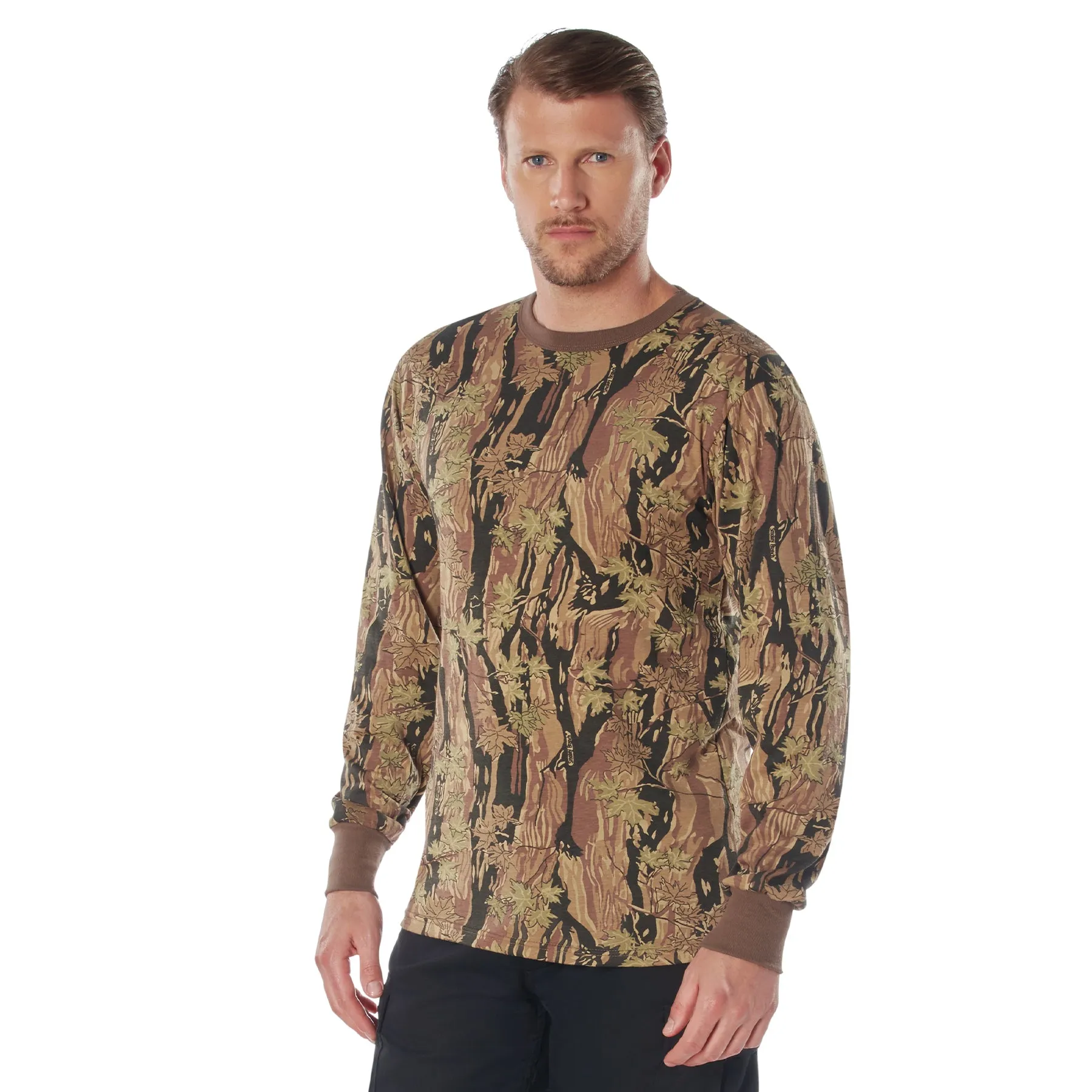 Camo Poly/Cotton Long Sleeve Shirts