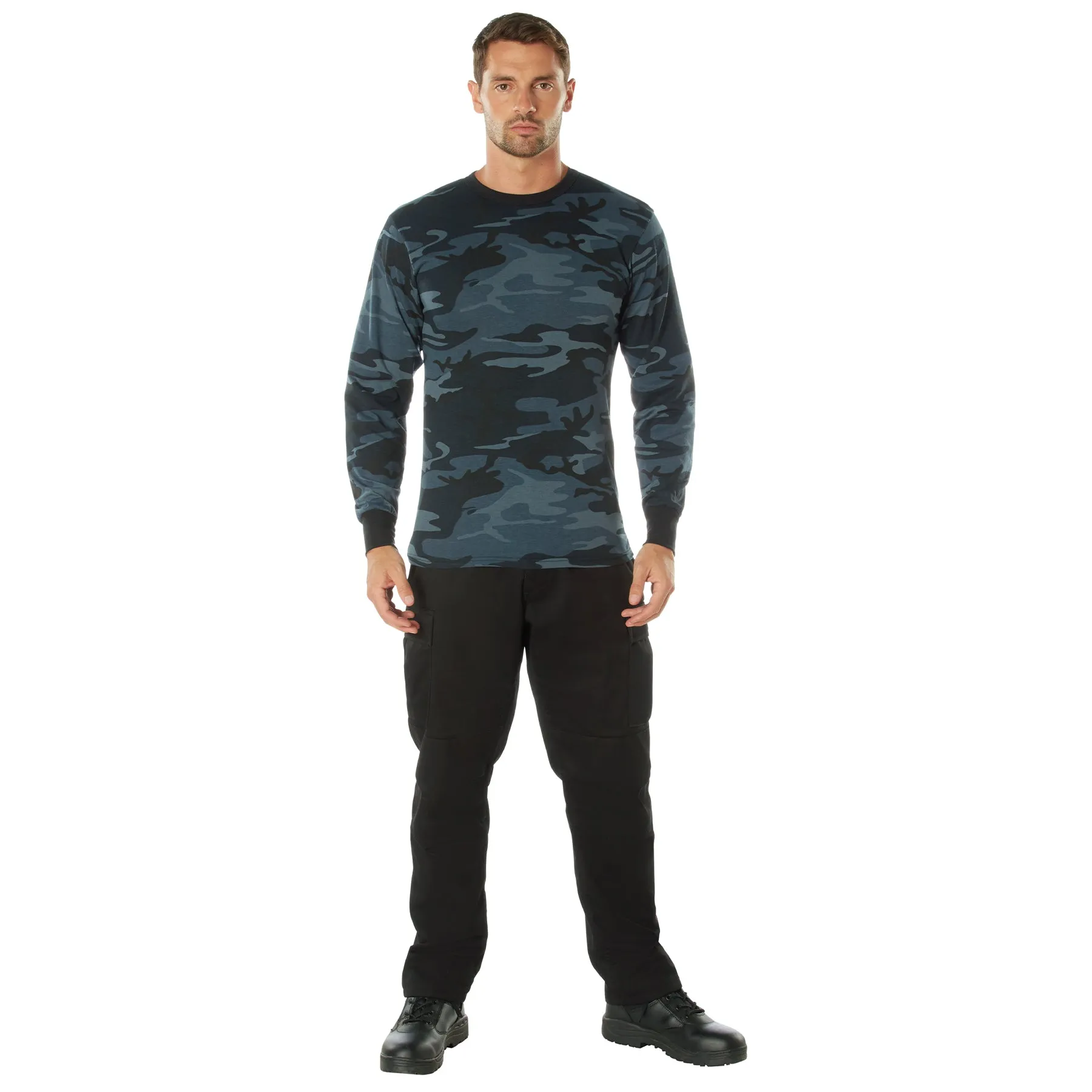 Camo Poly/Cotton Long Sleeve Shirts