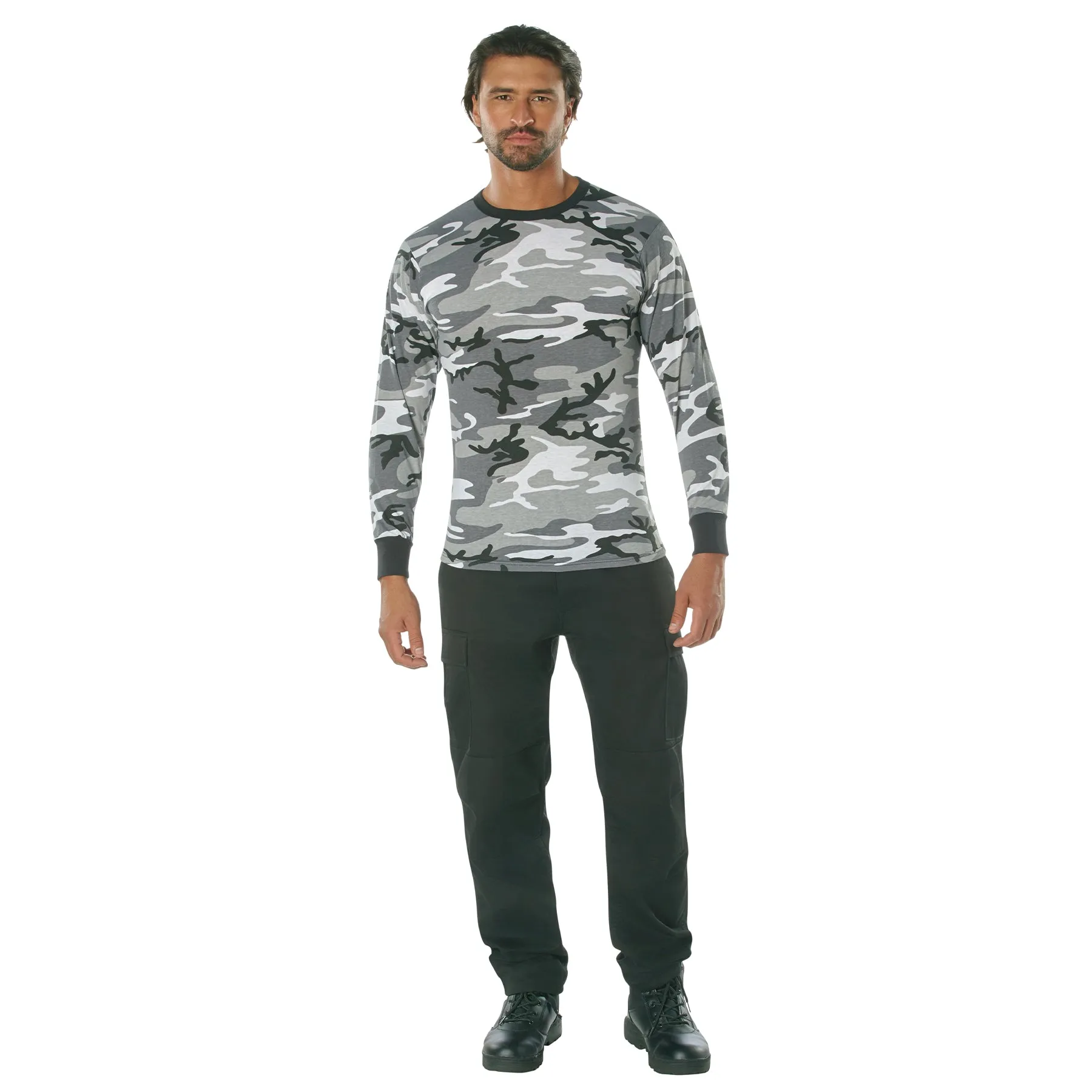 Camo Poly/Cotton Long Sleeve Shirts