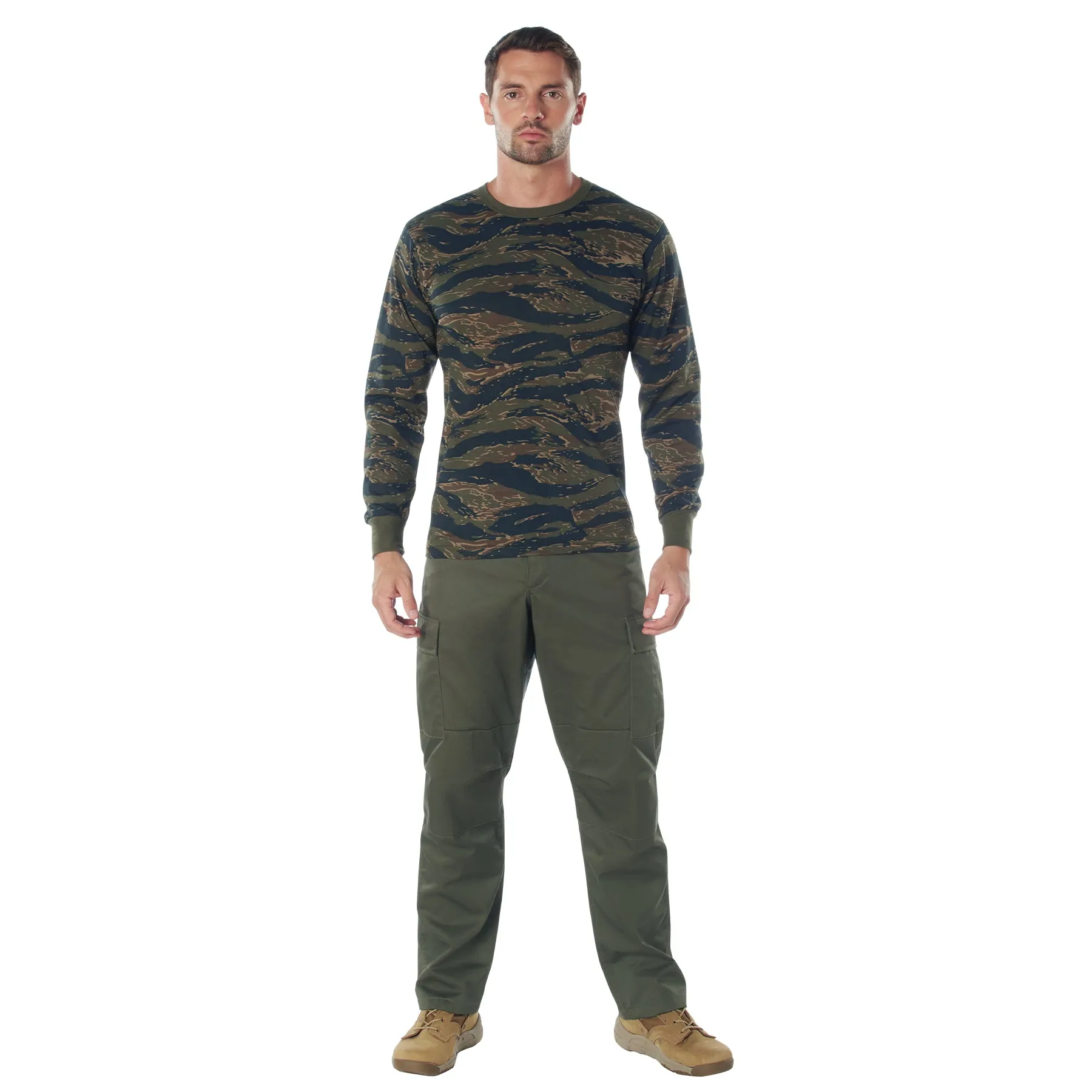 Camo Poly/Cotton Long Sleeve Shirts