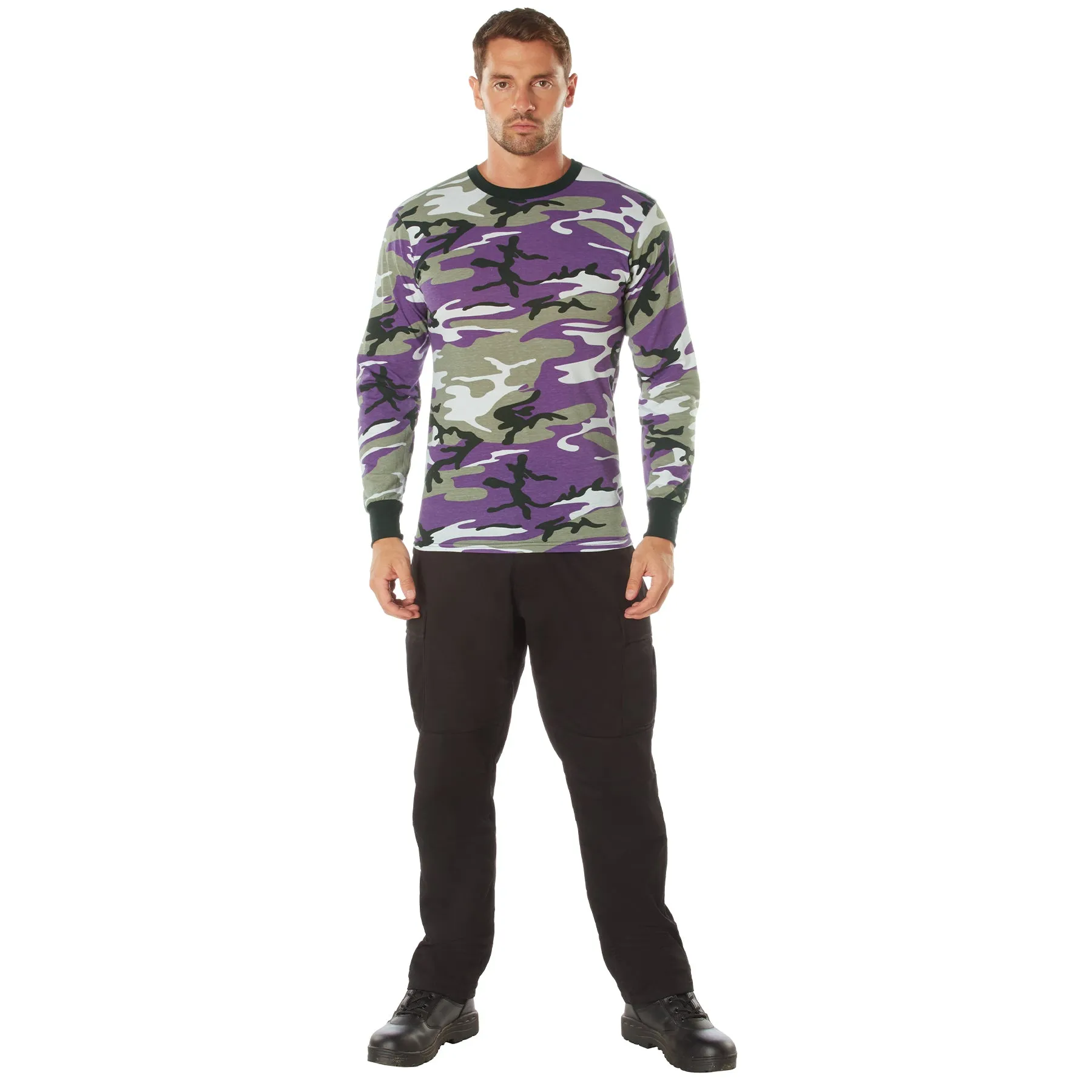 Camo Poly/Cotton Long Sleeve Shirts