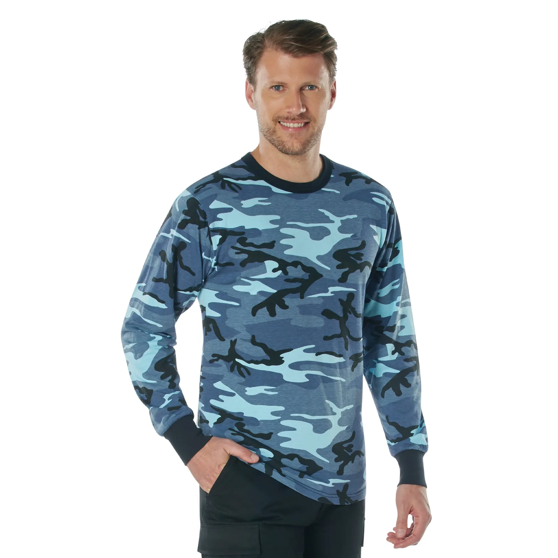 Camo Poly/Cotton Long Sleeve Shirts