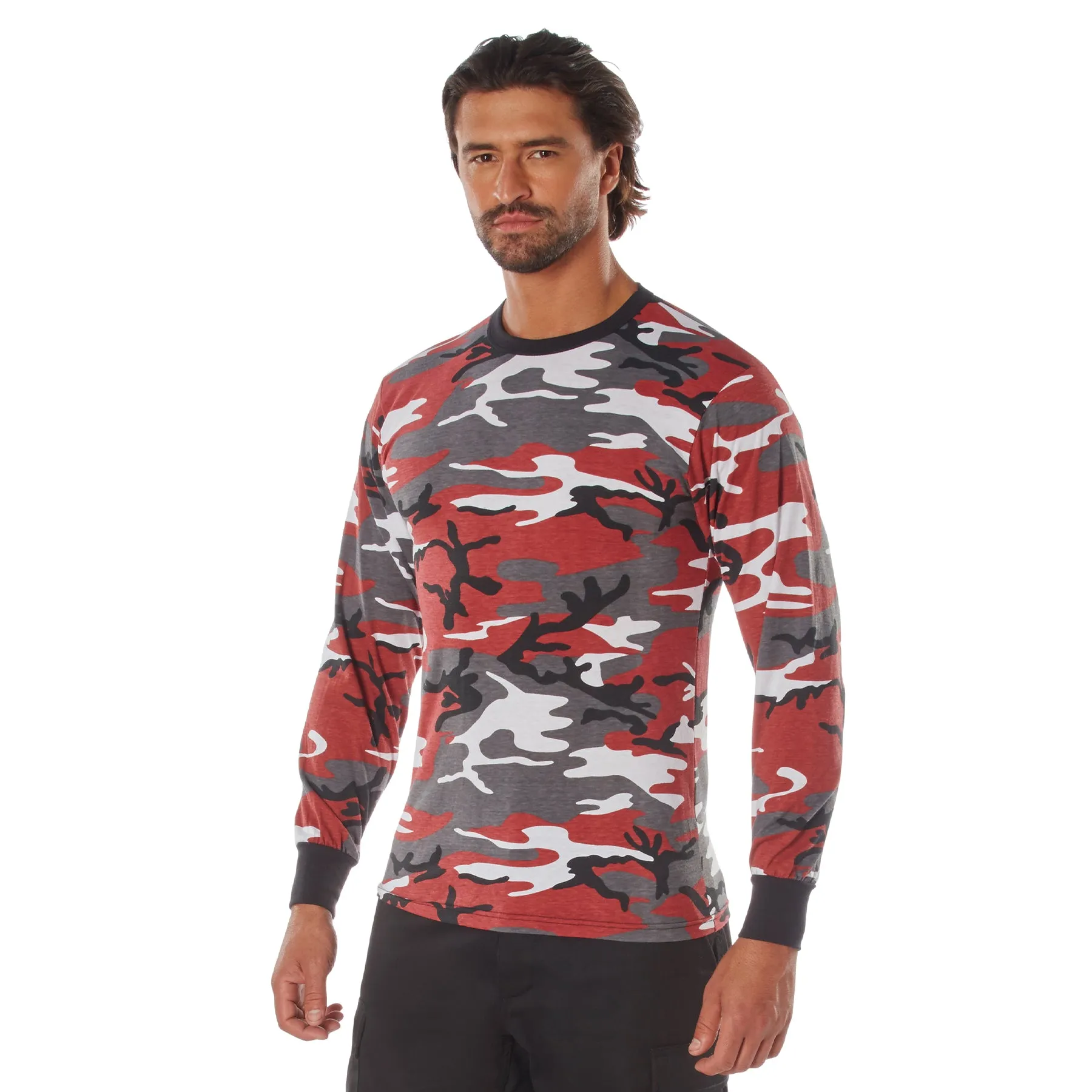 Camo Poly/Cotton Long Sleeve Shirts