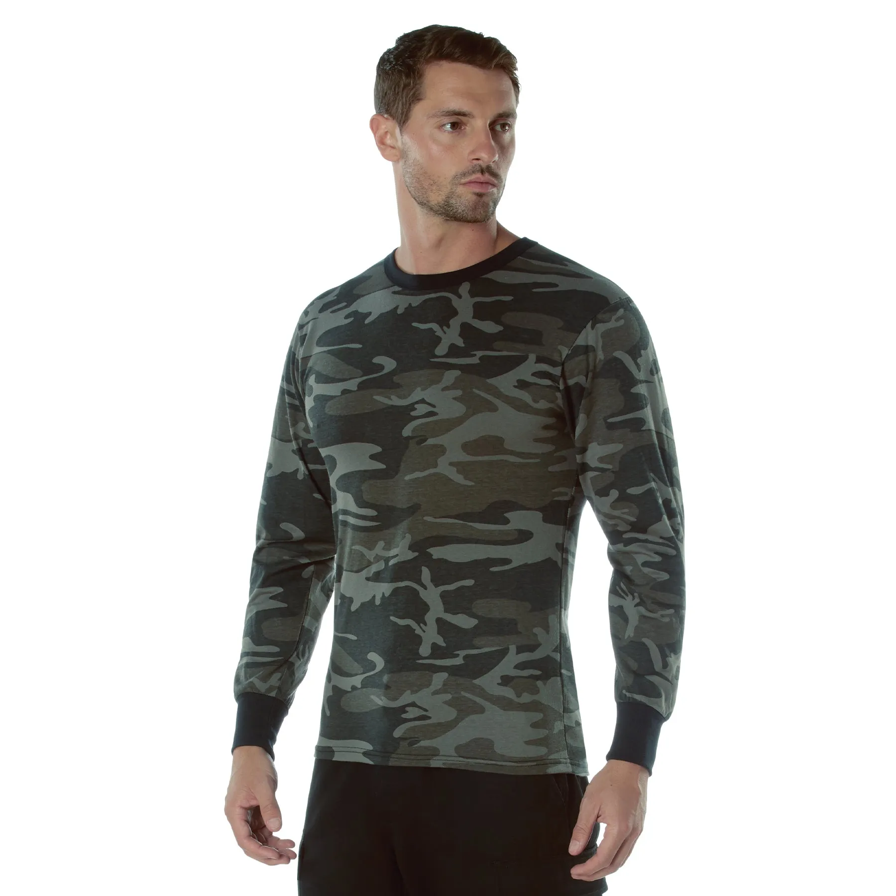 Camo Poly/Cotton Long Sleeve Shirts