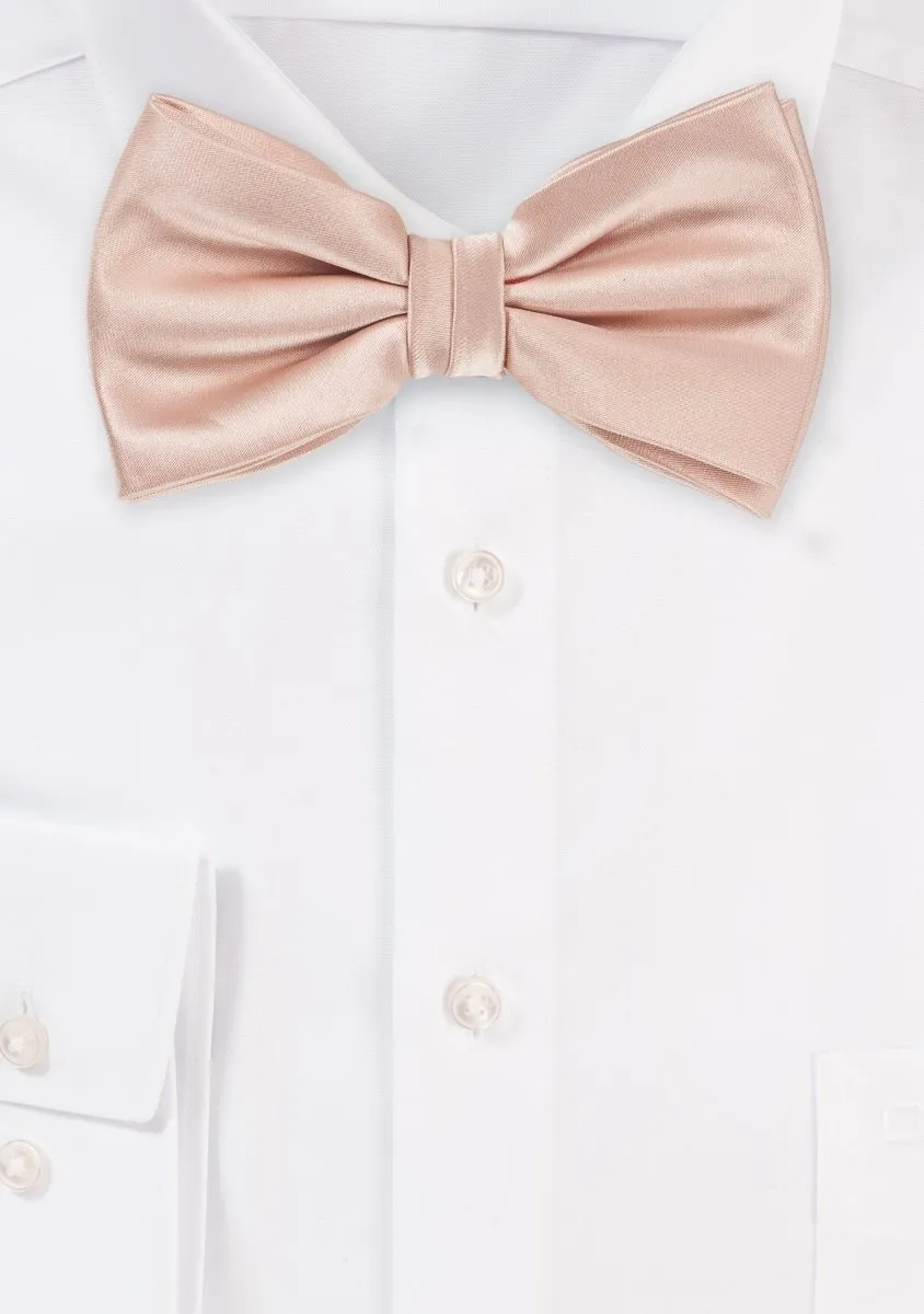 Champagne Solid Bowtie