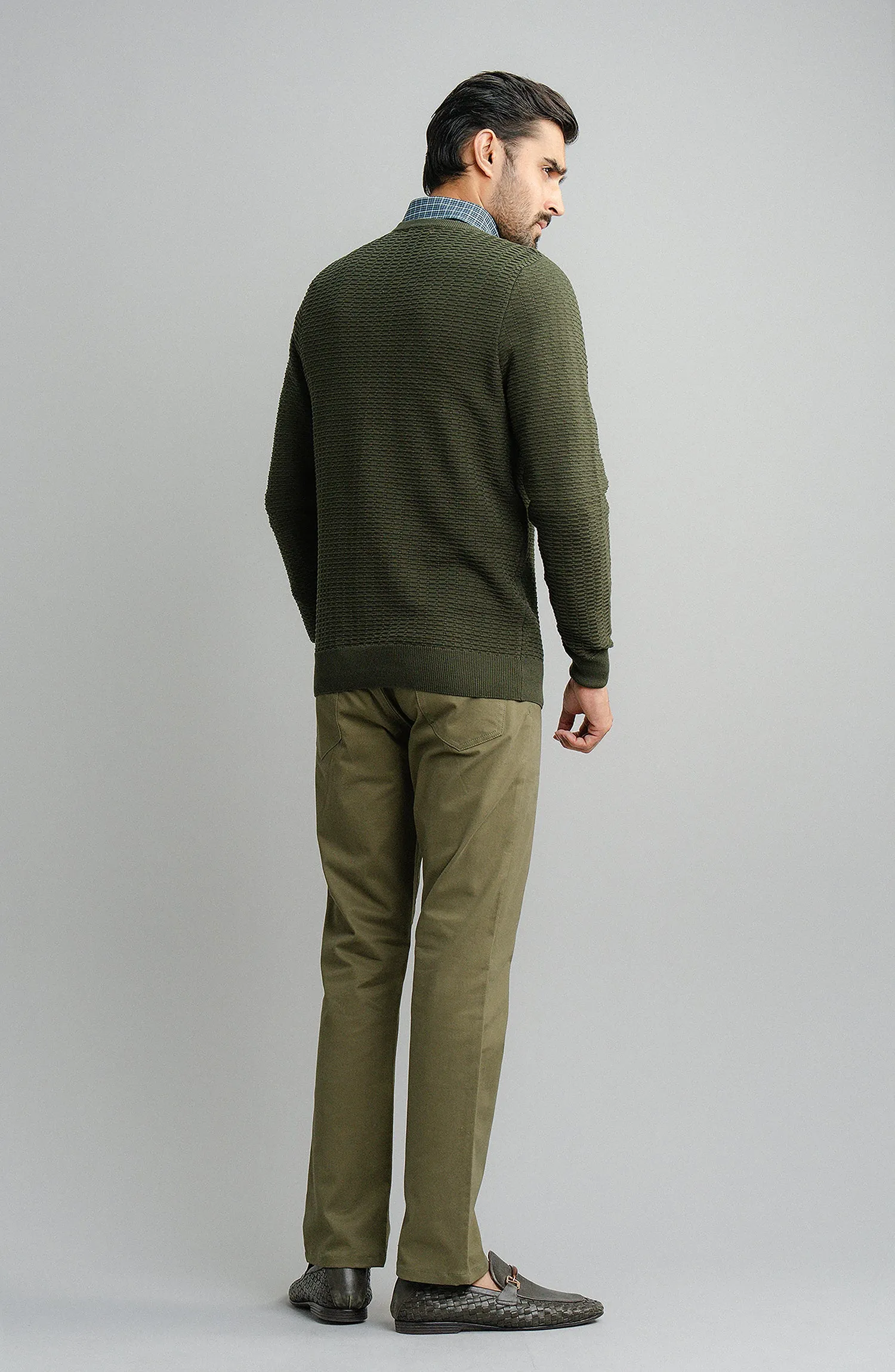 Cotton Sweater - Green