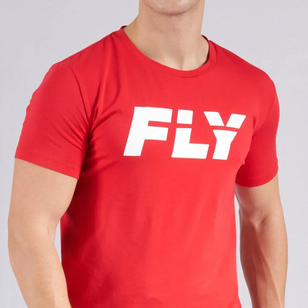 FLY BIG LOGO T - RED