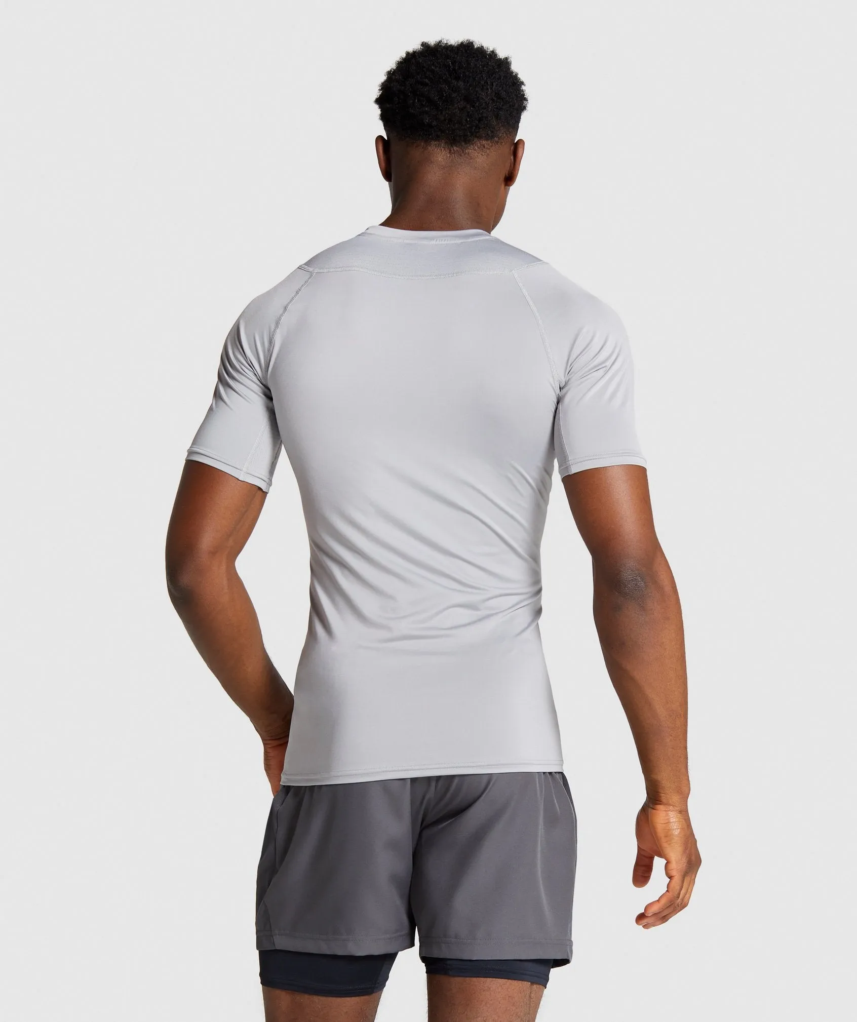 Gymshark Element Baselayer T-Shirt - Light Grey