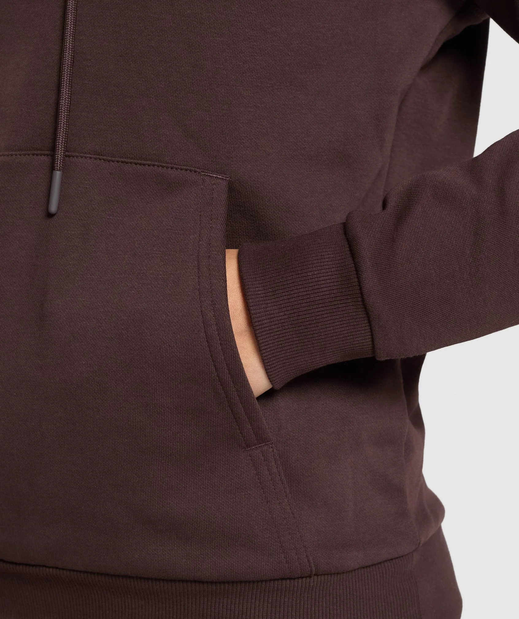 Gymshark Training Fleece Hoodie - Heritage Brown