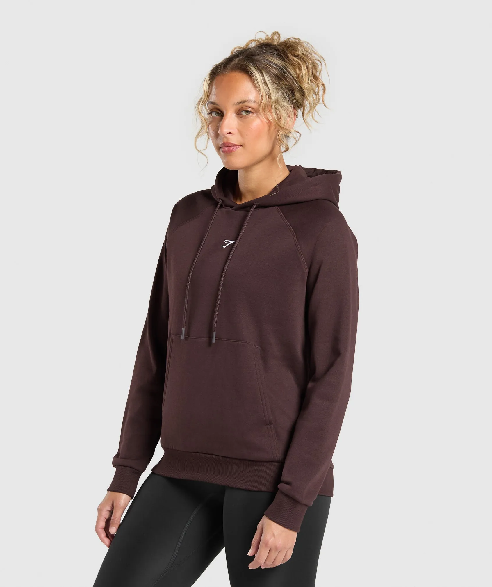 Gymshark Training Fleece Hoodie - Heritage Brown