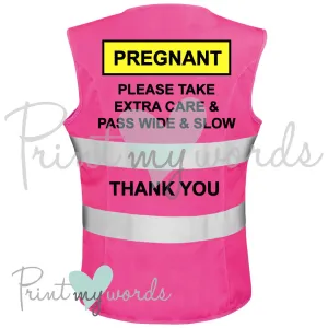 High Visibility Hi Vis Equestrian Vest Tabard Waistcoat Reflective Vest Tabard Waistcoat PREGNANT