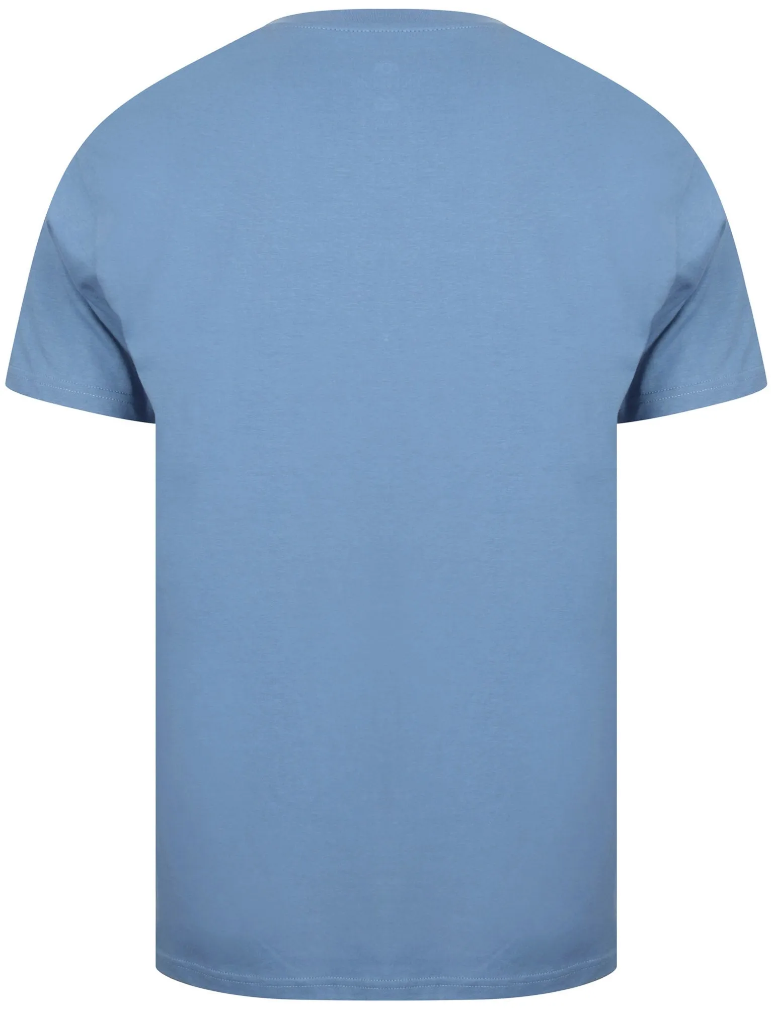 Kinsley Basic Cotton Crew Neck T-Shirt In Federal Blue - South Shore