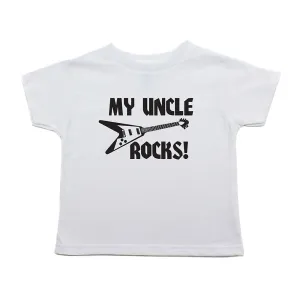 My Uncle Rocks Toddler Short Sleeve T-Shirt