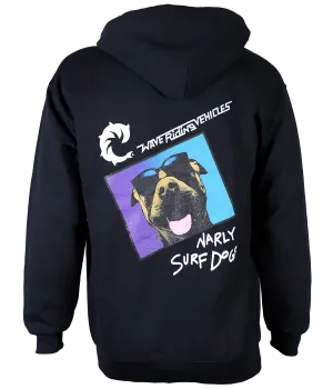 Narly Dog Zip Hooded Sweatshirt