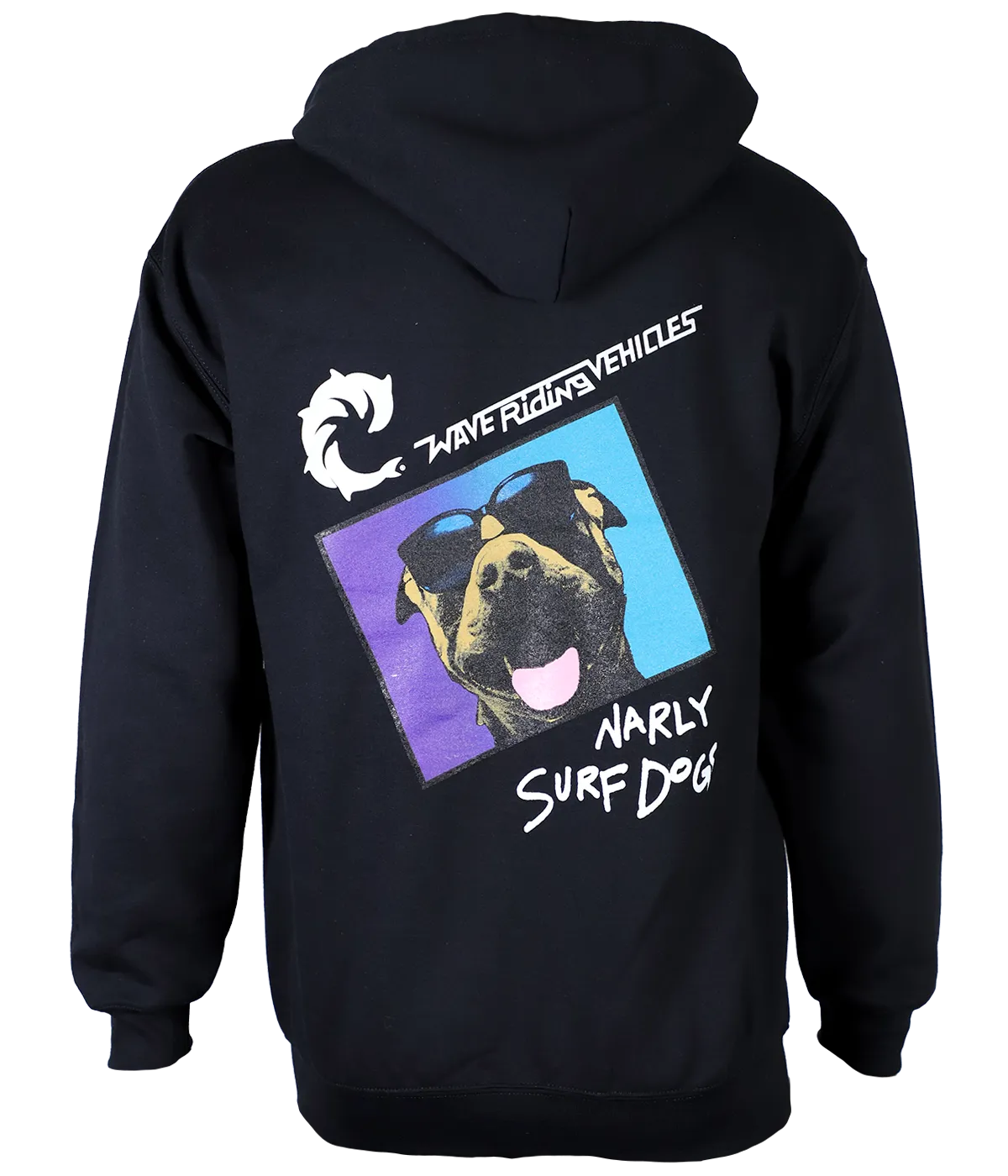 Narly Dog Zip Hooded Sweatshirt