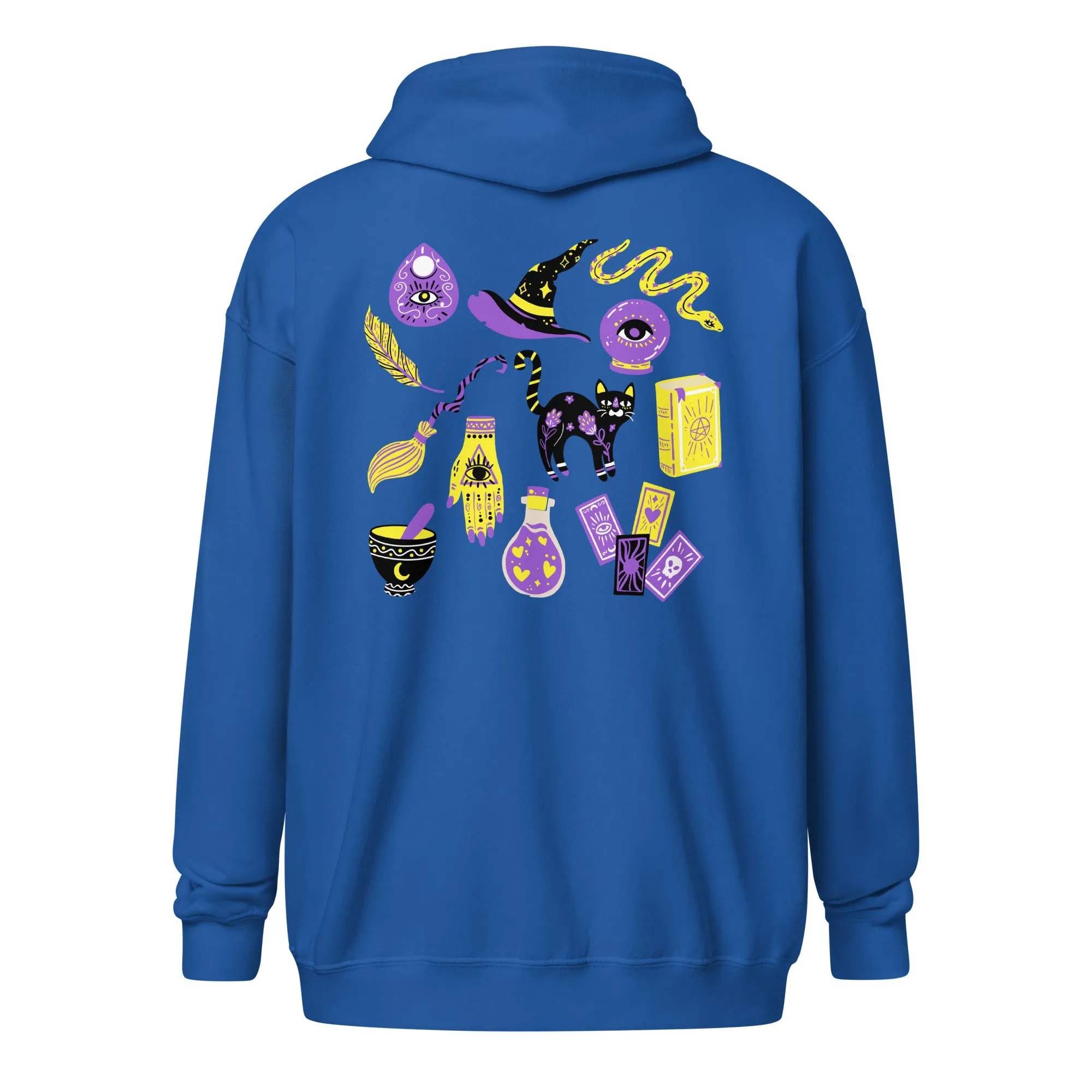 Non-Binary Witch Zip Hoodie