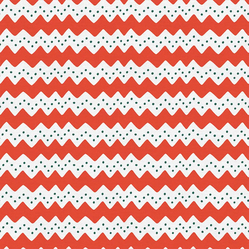 Nordic Knitting Ornamental - Red/White