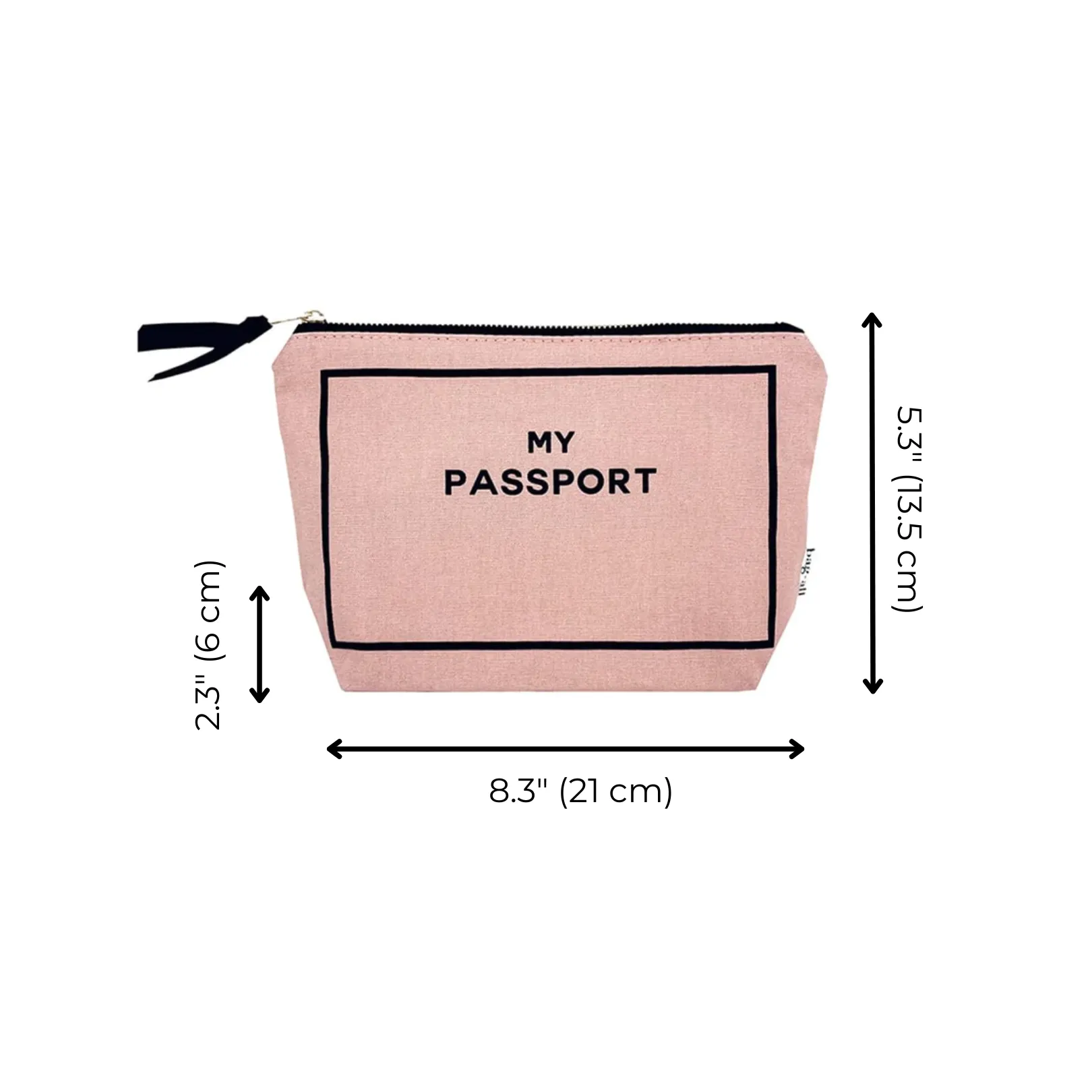 Passport Pouch, Pink/Blush