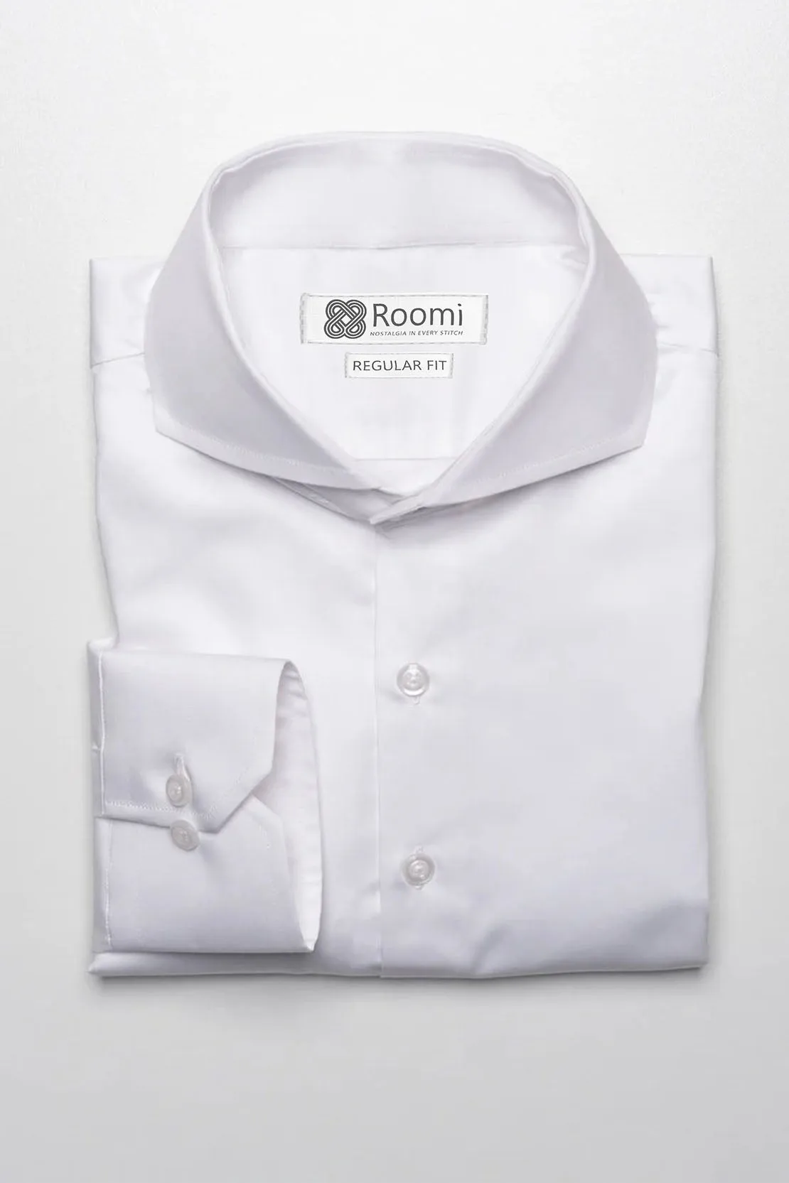 PURE WHITE STRETCH MEN,S SHIRT