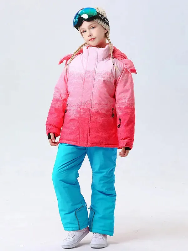 Riuiyele Girl Ski Snowboarding Set Waterproof