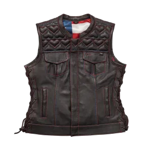 Rosie Women’s Motorcycle Leather Vest