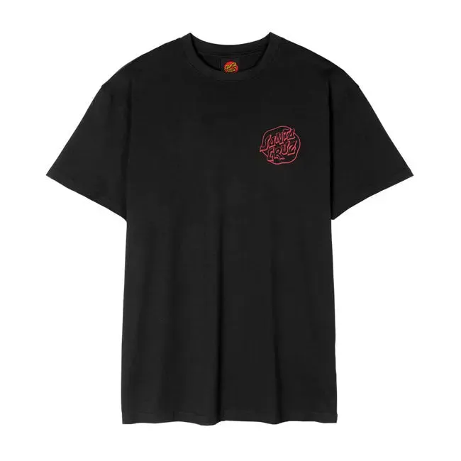 Santa Cruz Fever Dream Mono Dot T-Shirt Black