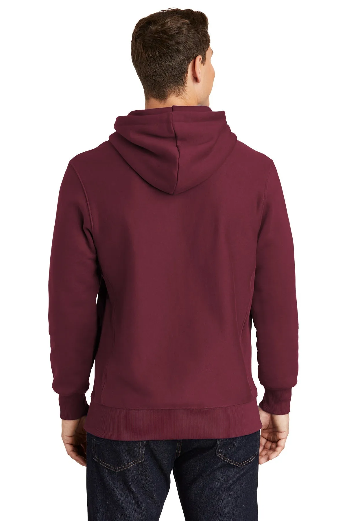 Sport-Tek Super Heavyweight Pullover Customized Hooded Sweatshirts, Maroon