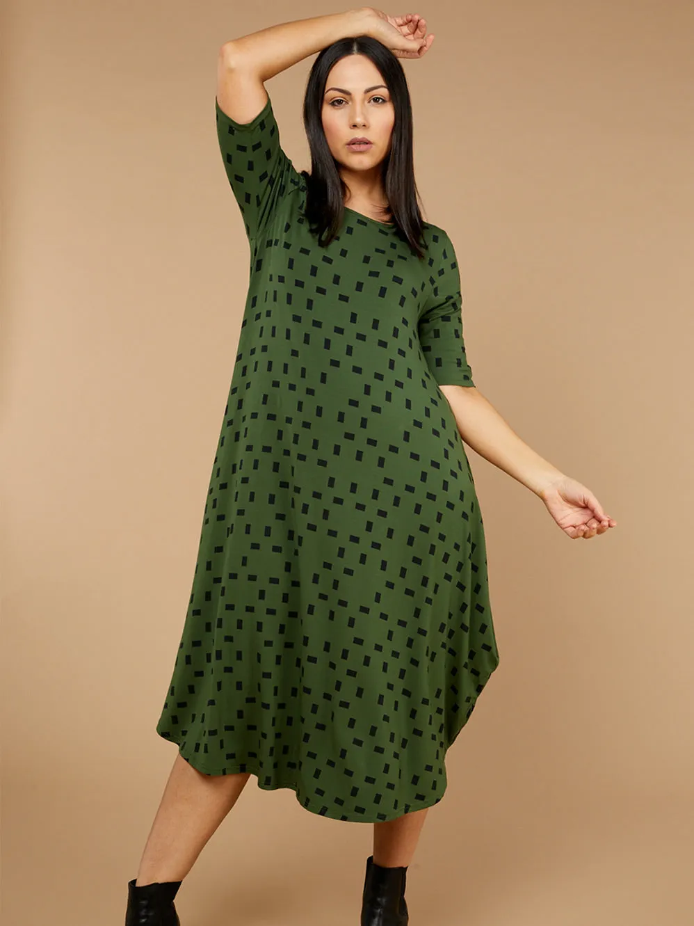 TANI MOSS TRI DRESS