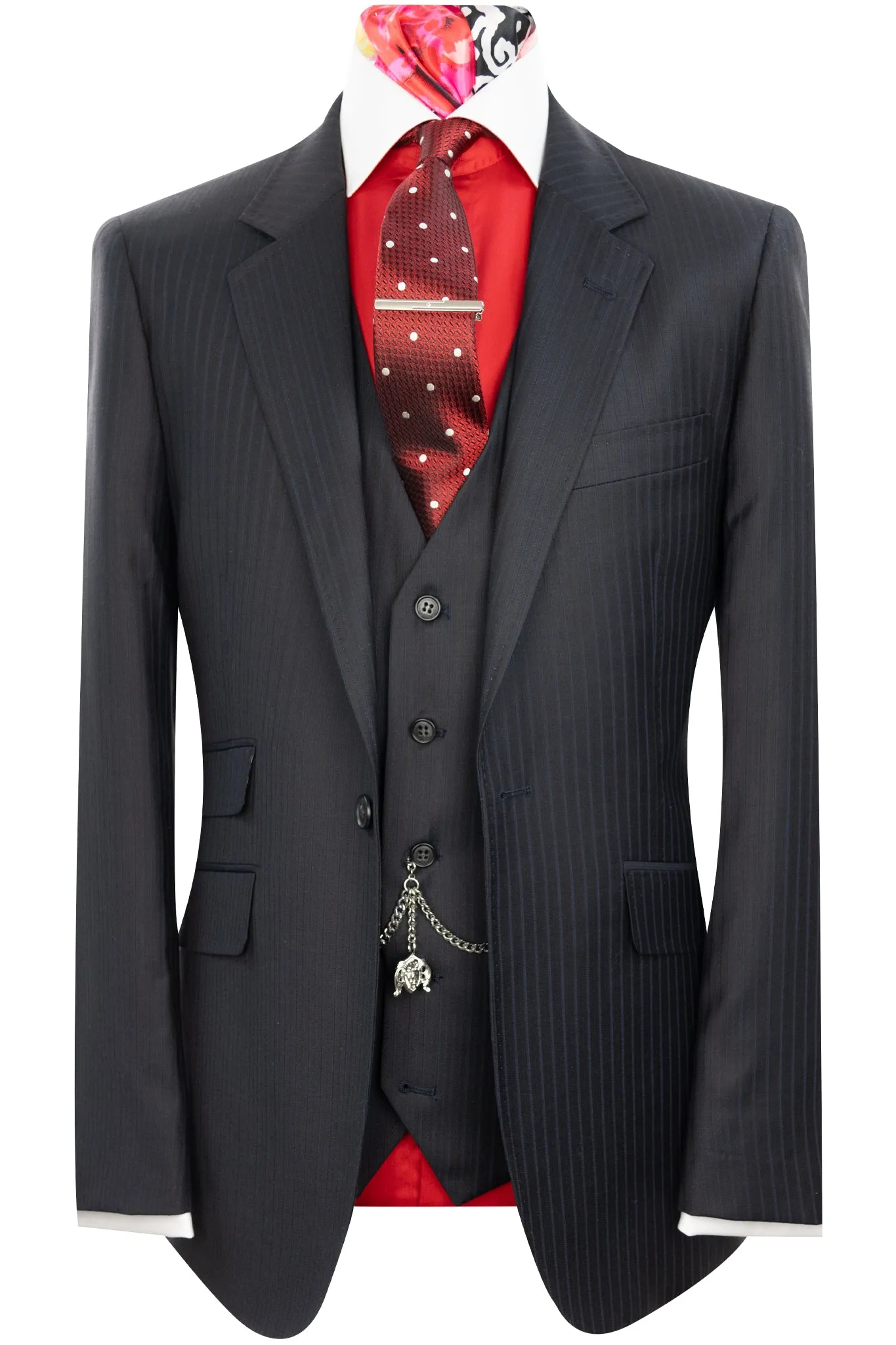 The Headstone Black Stripe Suit