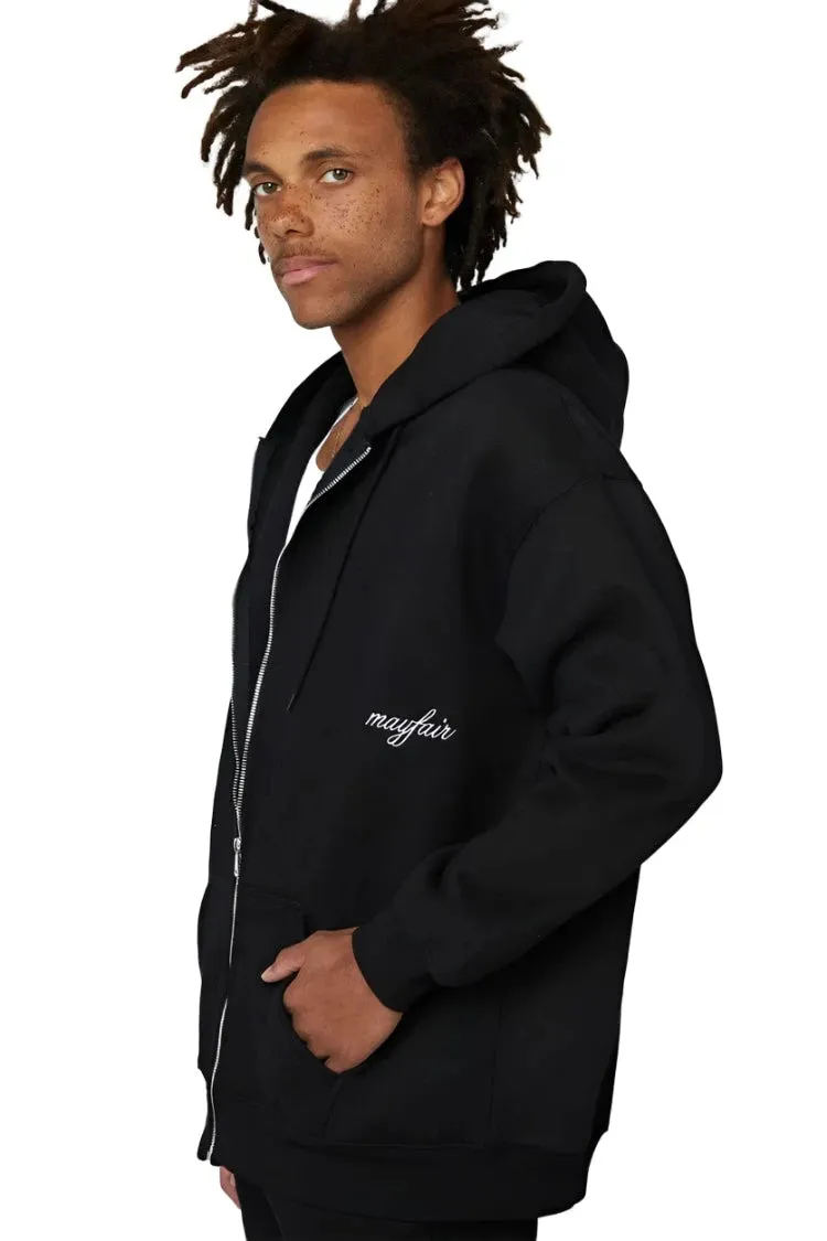 The Mayfair Group - "Human Connection" Zip Up Hoodie - Fleece Cotton Polyester