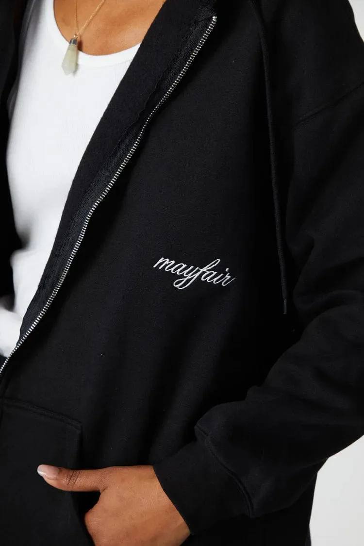 The Mayfair Group - "Human Connection" Zip Up Hoodie - Fleece Cotton Polyester