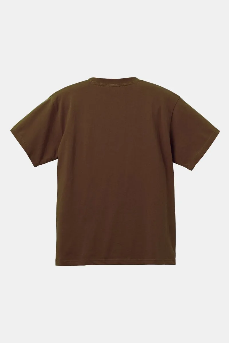 United Athle 5942 Classic Heavyweight 6.2oz T-shirt (Dark Brown)