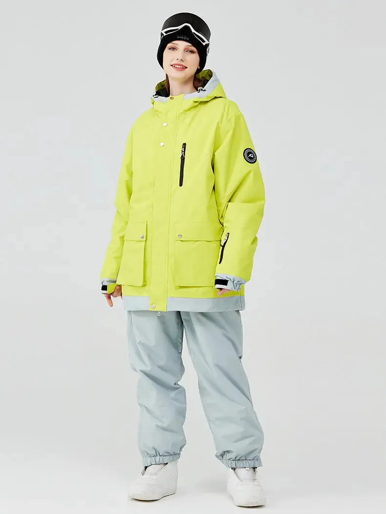 Women Outdoor Snowboarding Suits Winter Ski Jakcet & Pants Outwear