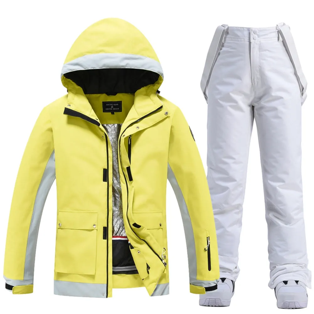 Women's Dazzling Snow Jacket & Bib Pants Waterproof